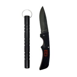 Gerber knife and kubotan keychain K2